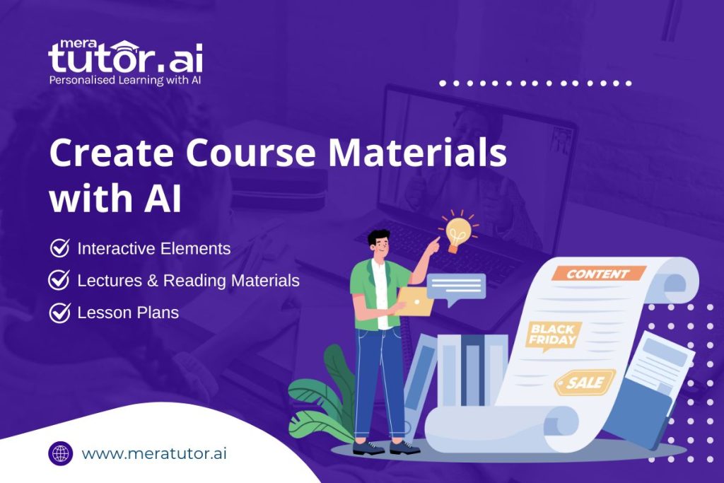 creating course materials with AI